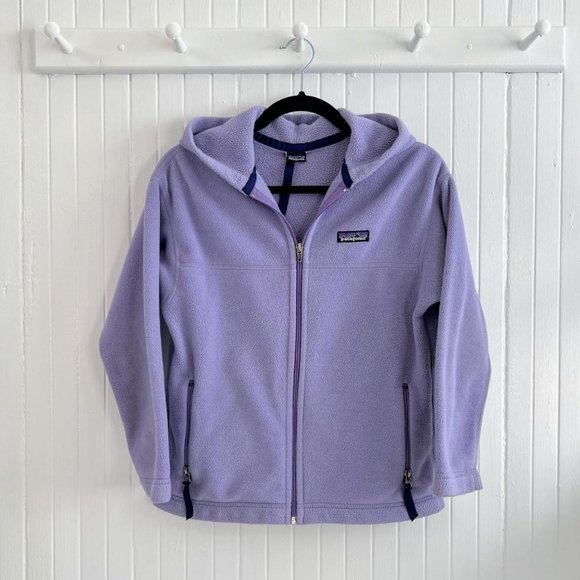Patagonia Full Zip Fleece Jacket With Hood - Picture 1 of 4